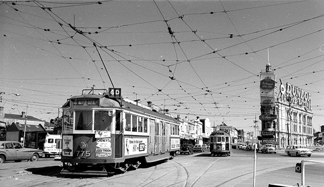 View of the junction just before commencement of the redevelopment