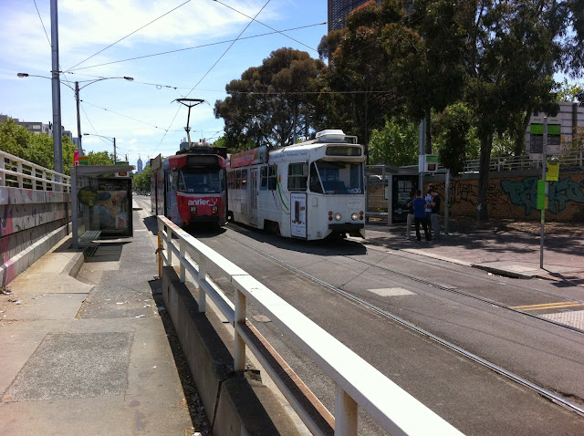 Tram Interchange at St Kilda Junction 2012